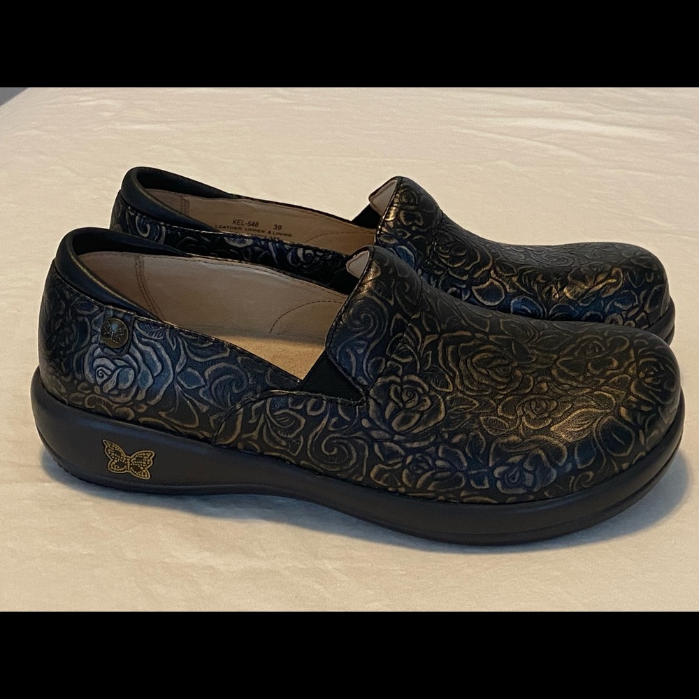 Alegria Kel-548 Keli bronze bouquet clogs EU size 39/US 9-9.5. New in box!